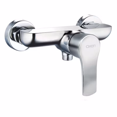 Robinet de douche monocommande NAD avec finition chromée brillante en laiton Kibath