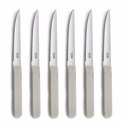 Set 6 couteaux steak Ecru – Energy par Pradel Essentiel