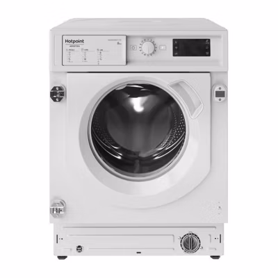 Lave-linge hublot encastrable HOTPOINT BIWMHG81485EU – 8 kg – Induction – L60cm – 1400 trs/min – Classe B