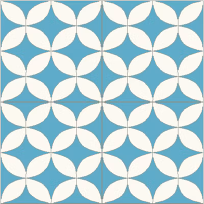 Authentiques carreaux de ciment –  Modèle Vintage VIN1 – La boite de 14 carreaux soit 0,56 m².