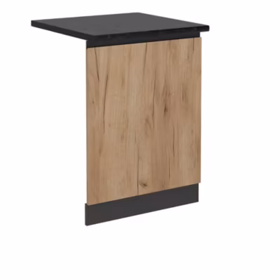 Vicco Façade de lave-vaisselle Chêne de force doré 60cm , PT Anthracite