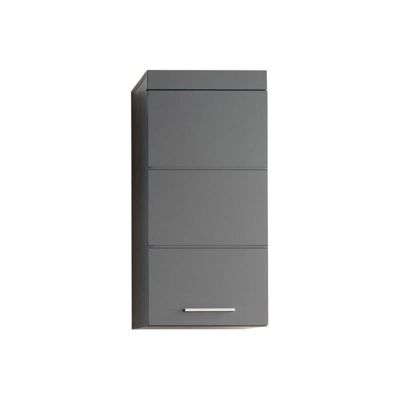 Meuble haut de salle de bain AMANDA – 1 porte – Gris – TRENDTEAM
