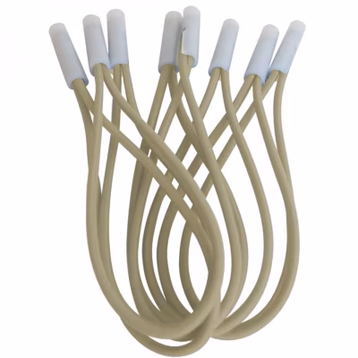 Lot de 10 tendeurs sandows Cabiclic avec embout basculant – Beige – Linxor