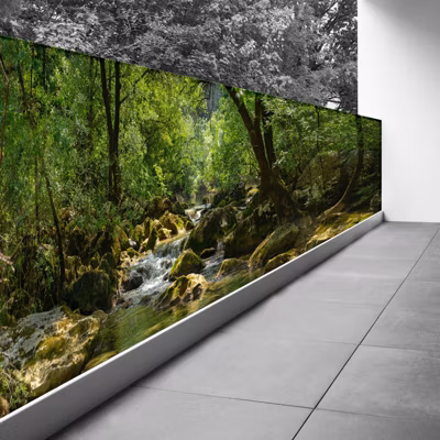 Brise vue Trompe l&rsquo;oeil – 80×260 cm – Rivière 3617689698021