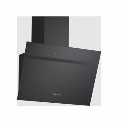 Hotte décorative inclinée 60cm 550m3/h noir Siemens LC65KDK60