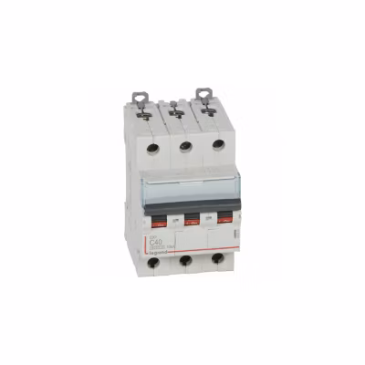 407833 Disjoncteur Triphasé 40a – 3p Courbe C – 6/10ka – à Vis – Legrand Dx3