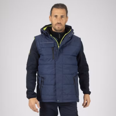 maximy – parka sans manches de travail – 1488 marine 4xl