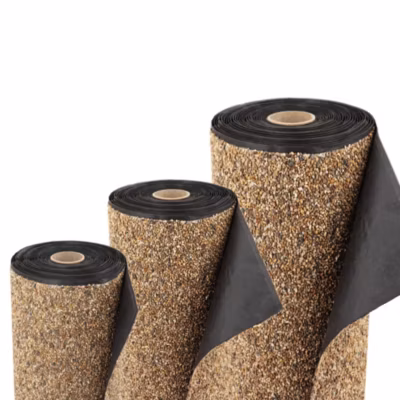 Bâche gravillonnée 4 m x 0,6 m de large pour les bords de jardin, sable Aquagart