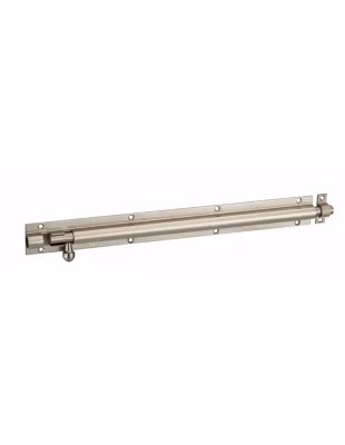 Targette, acier, pêne diamètre  10mm, 32x305mm, nickel satin – THIRARD