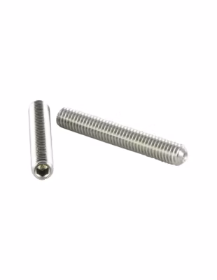Vis métaux Inox A2 Sans tête six pans creux (sthc) Clé de 2 HC2 M4X4 Bout cuvette – 1 pièce