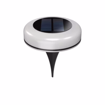 Twist – Lampe solaire d&rsquo;extérieur LED 1W avec piquet 2700 K/RGB, IP54, angle 180, classe III, ABS noir – Beneito Faure