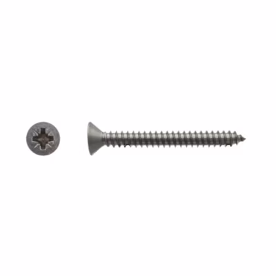 200 Vis à Tôle Tête Fraisée Pozidriv 4.2 x 19 mm – DIN 7982 – Inox A4 – D-Work