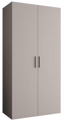 Armoire Bari 1 a portes battantes H. 202 x L.100 x P. 52, 2 portes