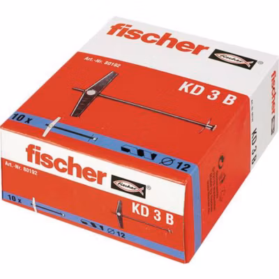 Fischer KD 3 B Cheville à ressort métal 95 x 12 mm lot de 10