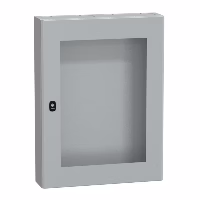 Nsys3dm8615t Coffret Métallique étanche Ip66 – 800x600x150 – Porte Vitrée – Spacial S3d – Schneider Electric