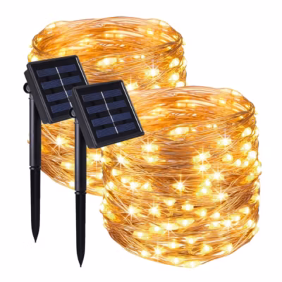 2 Guirlande solaires SKINNY 100 LED 11,5M