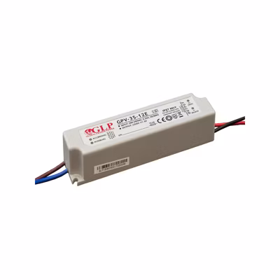 Alimentation LED DC12V 35W 3A étanche IP67 GLP