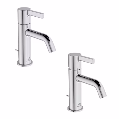 Lot de 2 mitigeurs lavabo avec tirette Ideal Standard Joy chromé