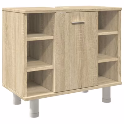 Armoire de salle de bain Chêne sonoma 60x32x53,5 cm Aggloméré vidaXL