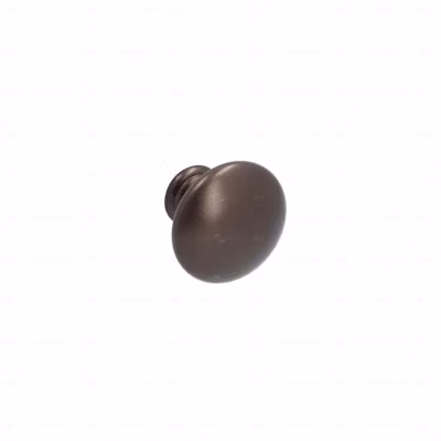 Boutons pour meubles en zamac Diamètre 35 Brun alu