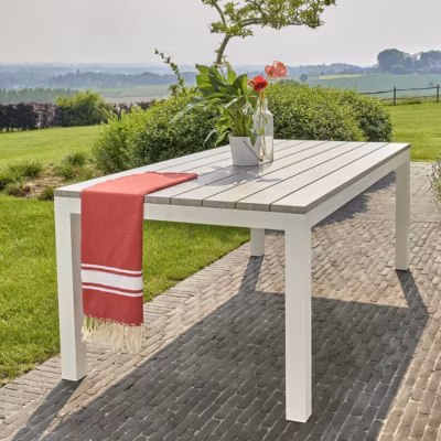 Table de jardin en aluminium 8 places
