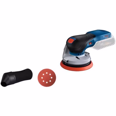 Ponceuse excentrique Bosch Professional GEX 18V-125 – Plateau de ponçage auto-agrippantde 125 mm – Sans batterie – 0601372201