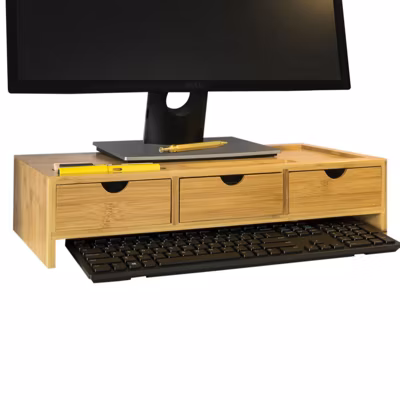 Support de Moniteur écran Ergonomique pour écran d&rsquo;ordinateur Universal, BBF03-N, SoBuy