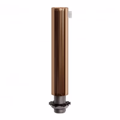 Serre-Câble Tubulaire Cuivré 70 mm avec Tige Écrou et Rondelle – Accessoires de Fixation Métalliques pour Câbles
