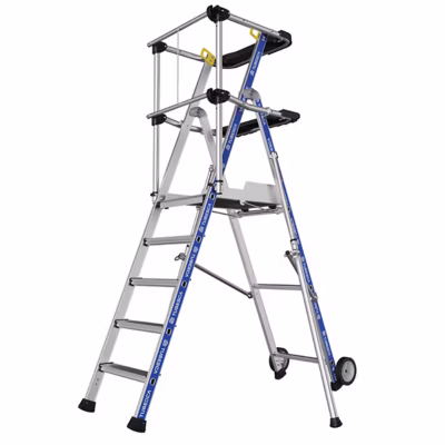 Escabeau PIRL 5 marches – Hauteur max. de travail 3.18m – 2272905