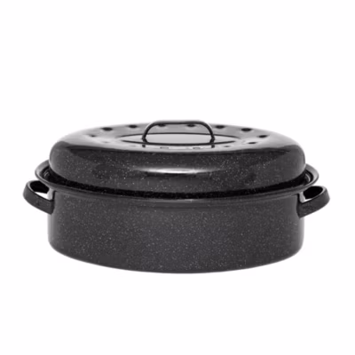 Roaster ovale couvert 46×32 cm