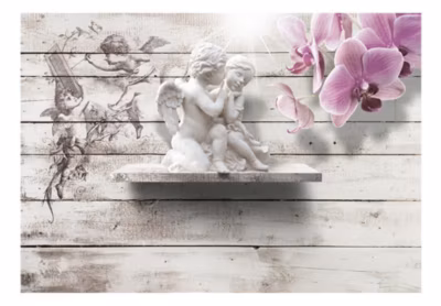 Papier peint intissé panoramique vintage et retro kiss of an angel 100×70 cm