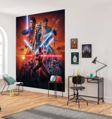 Papier peint panoramique sur intissée de Komar – Star Wars Clone Wars Mission – Taille: 200 x 250 cm