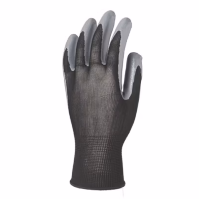 Gants de travail précision Eurotechnique 1NIBB (lot de 12 paires de gants) Noir 8