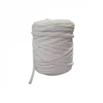Bobine de lien en lycra avec déroulement central – 150 m – Blanc – Linxor