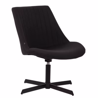 Chaise Lounge Granby – CLP – Noir – Tissu – Métal – Design élégant