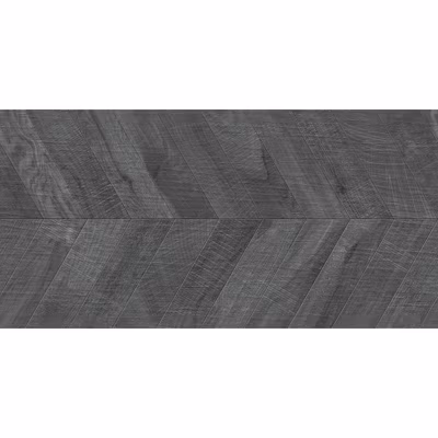 Carrelage sol / mur effet bois design chevron 60×120 cm ARTWOOD CHEVRON BLACK