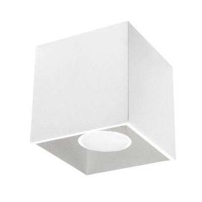 Plafonnier Carré LED Blanc – SILUMEN – GU10 – 12W – Intérieur – Design