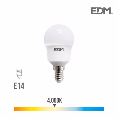 Ampoule LED sphérique – EDM – E14 – 8.5W – 940 lm – 4000K