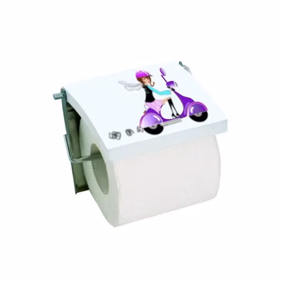 Porte Rouleau Papier Wc Mural Inox  MDF JANE MSV