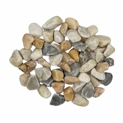 PACK +/- 1T (2 X 500Kg) Galets de Marbre Multicolore Hawaï Siena 8/12mm – Livraison STANDARD