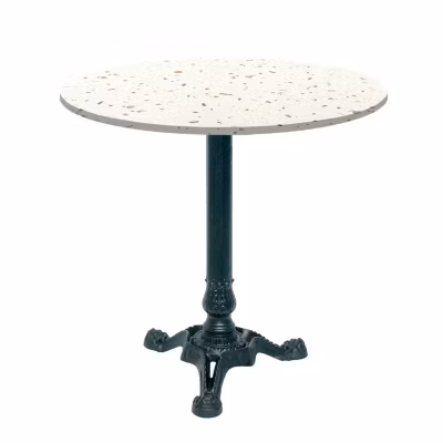 Table ronde bistrot 70cm terrazzo cassata  – Restootab