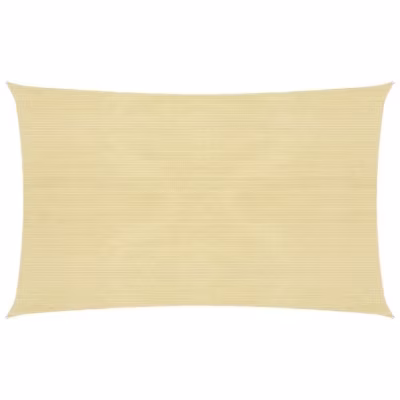 vidaXL Voile d&rsquo;ombrage 160 g-m2 Beige 2,5×4,5 m PEHD 311125