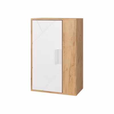 Vicco Armoire suspendue Chêne doré/blanc 50.1×78.4cm avec 2 compartiments