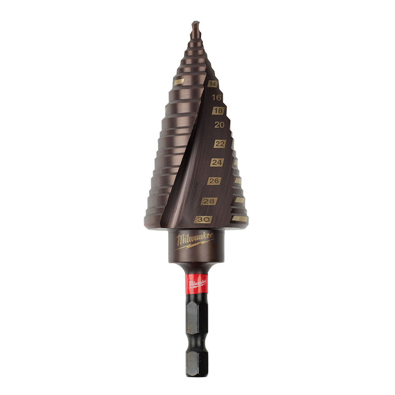 FRAISE ETAGEE IMPACT SHOCKWAVE 1/4 » 4-30MM