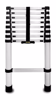 Échelle télescopique DRABEST en aluminium 9 échelons 2,6 m 1 pièce