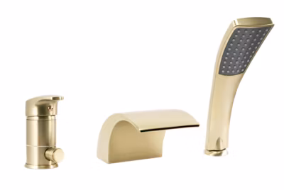 Robinet De Baignoire Rea Riven Brush Gold