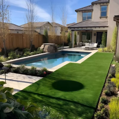 Gazon Synthétique GREEN PRO 38mm – 4Mx20M soit 80m2 – BBE