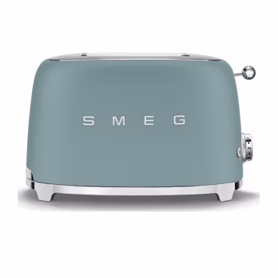 Grille-pain – SMEG – TSF01EGMEU – 2 fentes extra larges – 950 Watts – Vert Émeraude