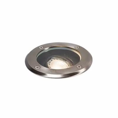 Projecteur de jardin moderne en acier orientable IP65 – Delux