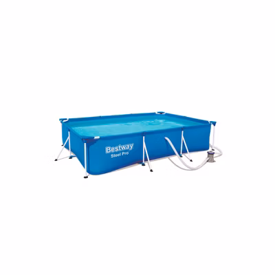 Piscine Hors Sol Tubulaire pour Enfants Bestway Deluxe Splash Frame Pool 300x201x66 cm Filtre a Cartouche de 1.249 L/H